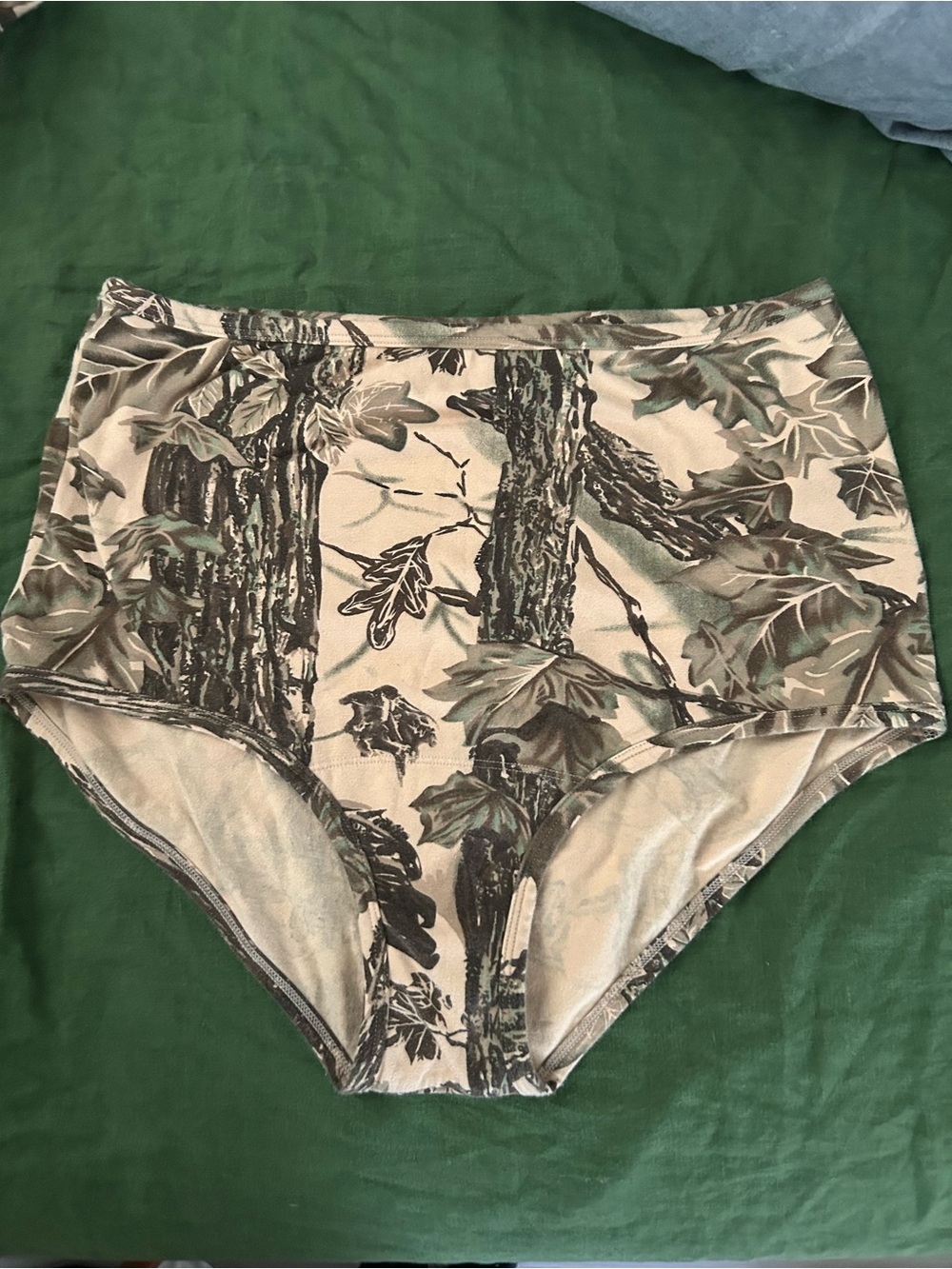 ARQ High Waist Camo Tree & Leaf Print Briefs Size 2X